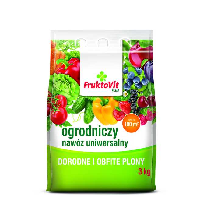FruktoVit PLUS ogrodniczy nawóz uniwersalny 3kg