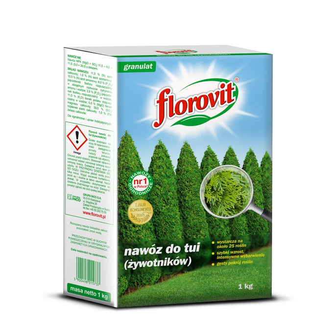Florovit nawóz do tui (żywotników) 1kg