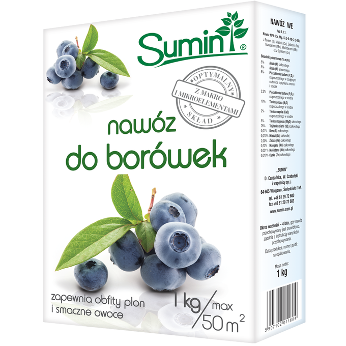 Sumin-Nawóz do borówek 1kg